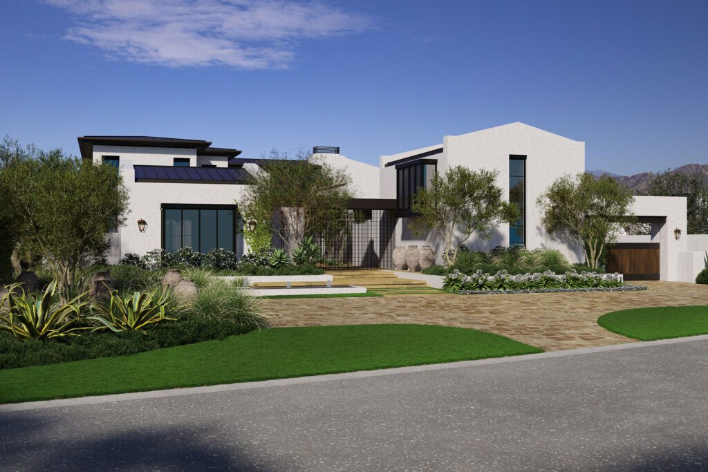 South Coast Architects 3D architectural exterior rendering in La Quinta, CA