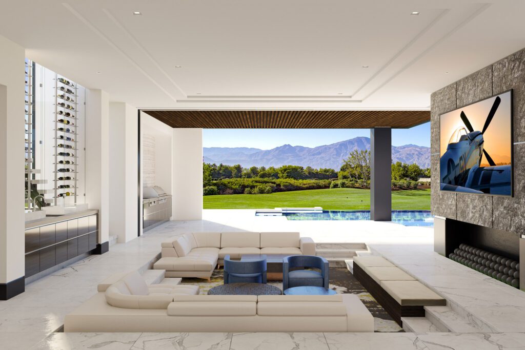 South Coast Architects 3D architectural interior rendering in La Quinta, CA