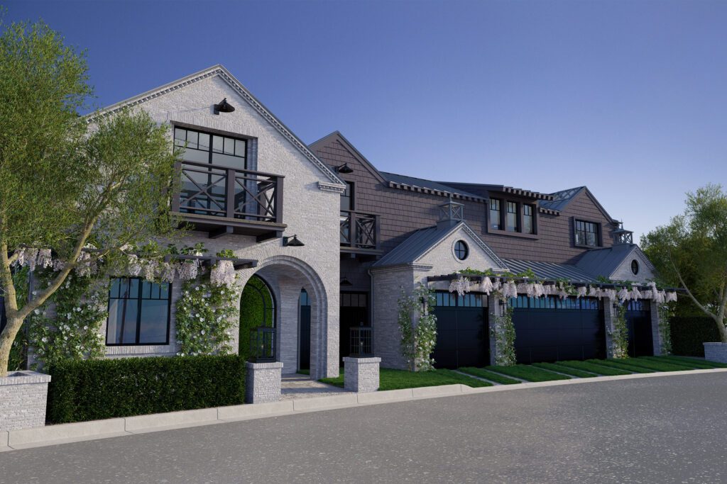 Robert Sinclair, Architect 3D architectural exterior rendering in Newport Beach, CA